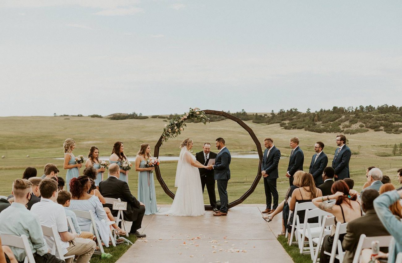 wedding events with Colorado landscapes at Flying Horse Ranch